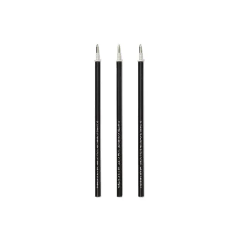 Legami - Recambios tinta bolígrafos gel borrables - Negro