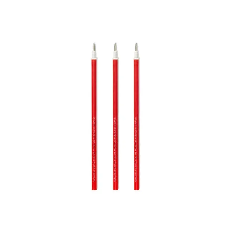 Legami - Recambios tinta bolígrafos gel borrables - Rojo