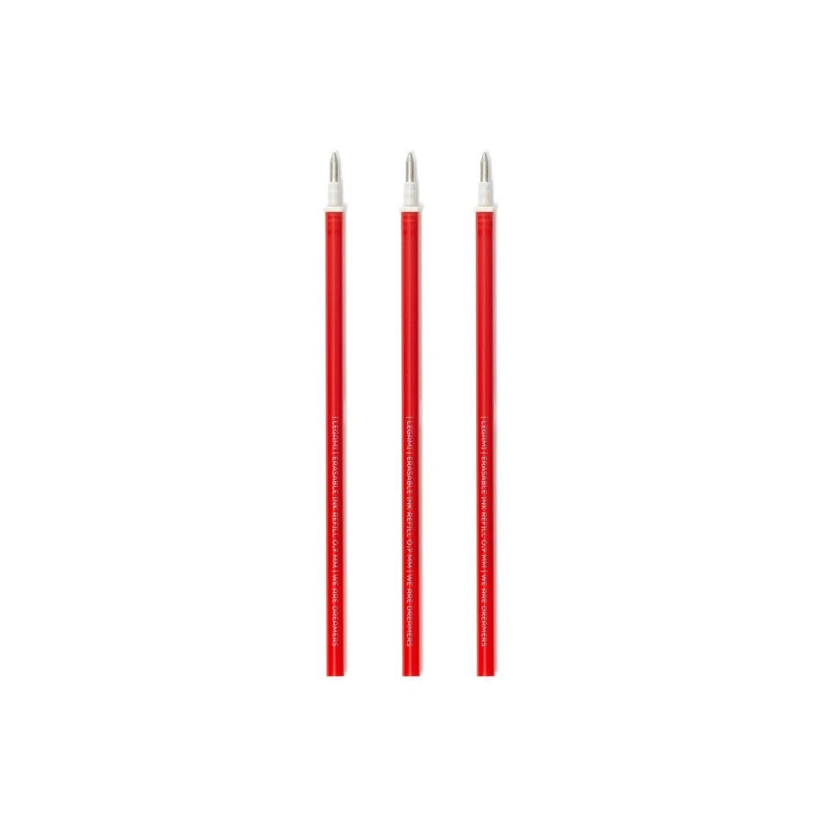 Legami - Recambios tinta bolígrafos gel borrables - Rojo Legami - Recambios tinta bolígrafos gel borrables - Rojo