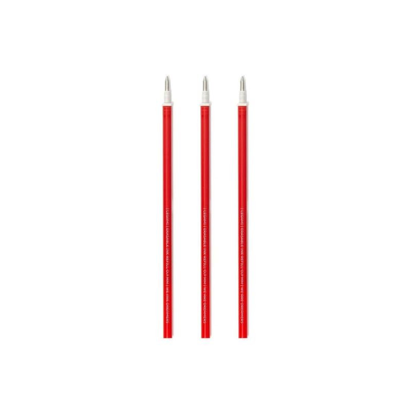 Legami - Recambios tinta bolígrafos gel borrables - Rojo Legami - Recambios tinta bolígrafos gel borrables - Rojo