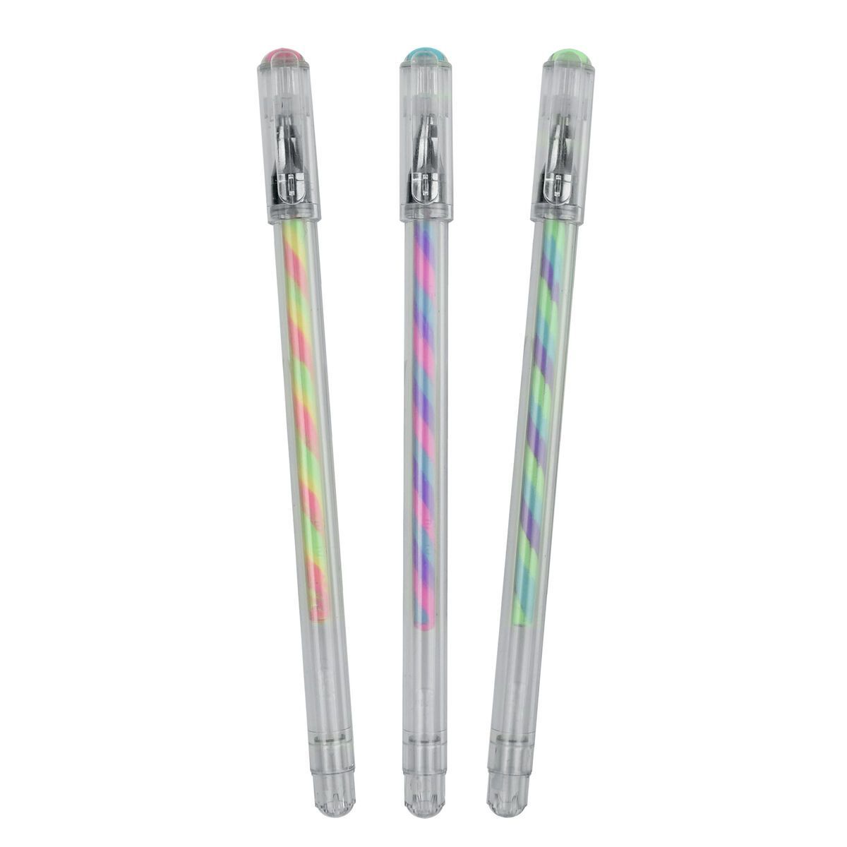 Legami - Set 3 Bolígrafos de Gel Multicolor - Twist Legami - Set 3 Bolígrafos de Gel Multicolor - Twist
