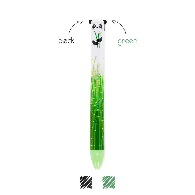 Legami - Bolígrafo de dos Colores - Click&Clack Panda