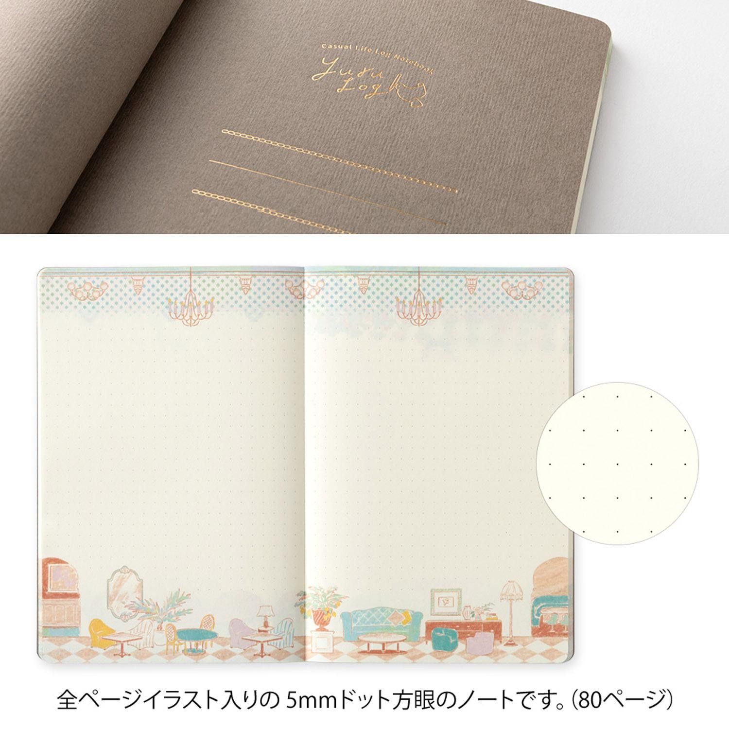 Midori - Yuru Log Notebook B6 Travel & Hotel