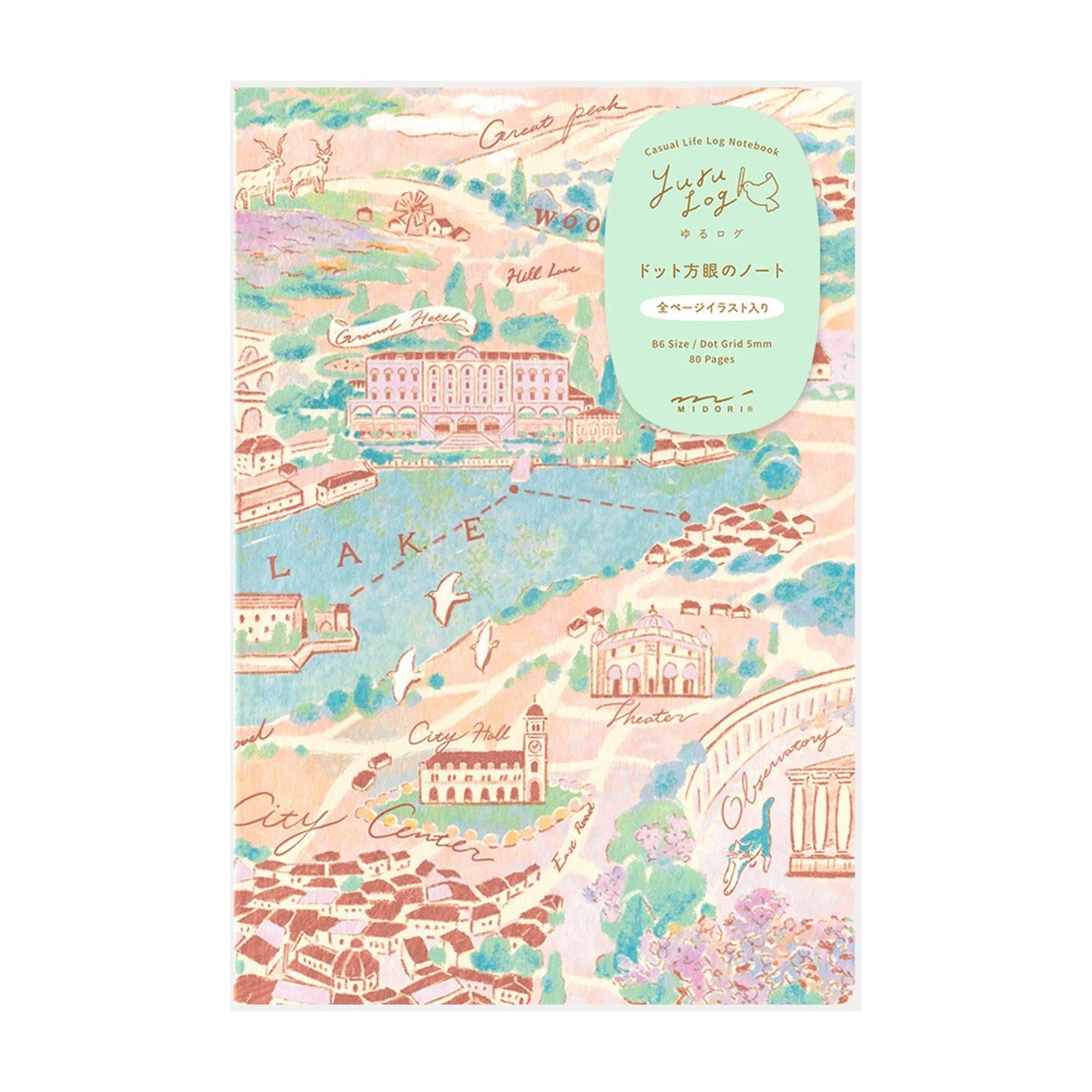Midori - Yuru Log Notebook B6 Travel & Hotel Midori - Yuru Log Notebook B6 Travel & Hotel
