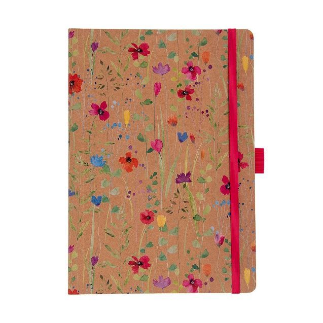 Artebene - Cuaderno A5 Floral Kraft
