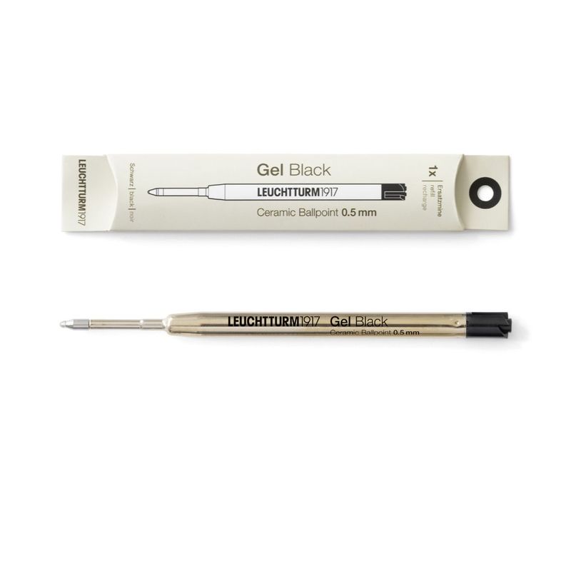 Leuchtturm - Recambio mina tinta gel - Negro Leuchtturm - Recambio mina tinta gel - Negro