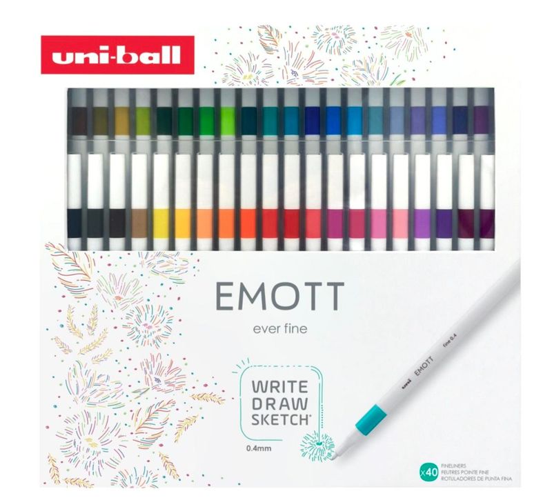 Uniball - Set Regalo 40 Rotuladores Emott