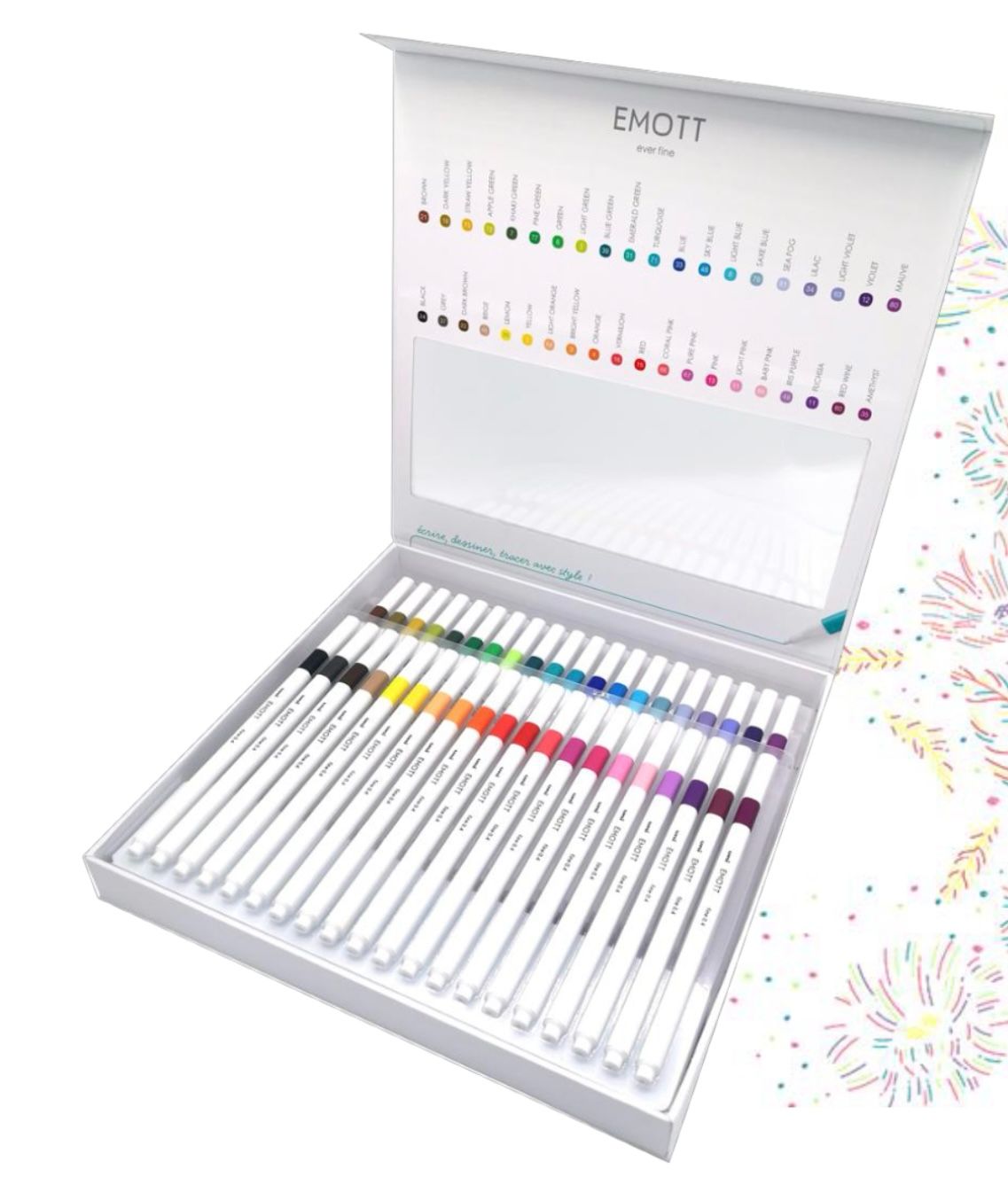 Uniball - Set Regalo 40 Rotuladores Emott