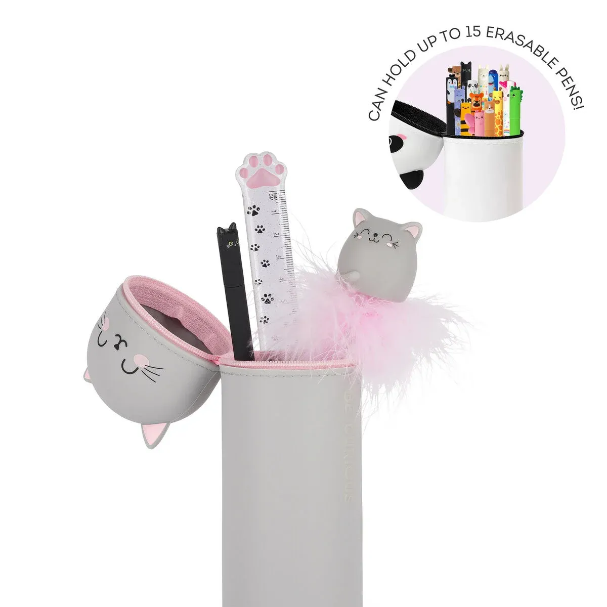 Legami - Estuche de Silicona 2 en 1 - Kawaii
