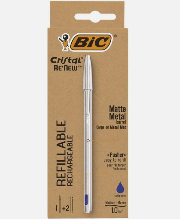 Boli Bic Cristal Re'New azul Boli Bic Cristal Re'New azul