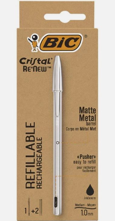 Boli Bic Cristal Re'New negro