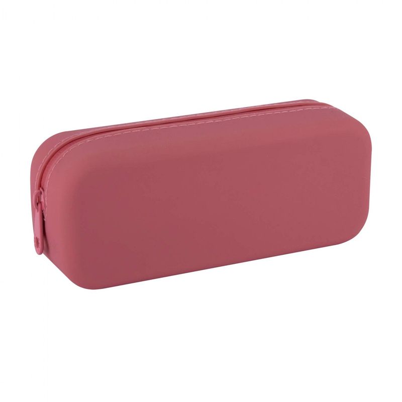 Estuche de silicona Up North rectangular rosa coral