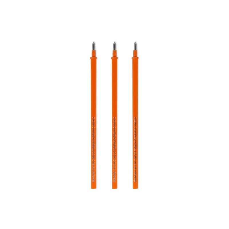 Legami - Recambios tinta bolígrafos gel borrables - Naranja