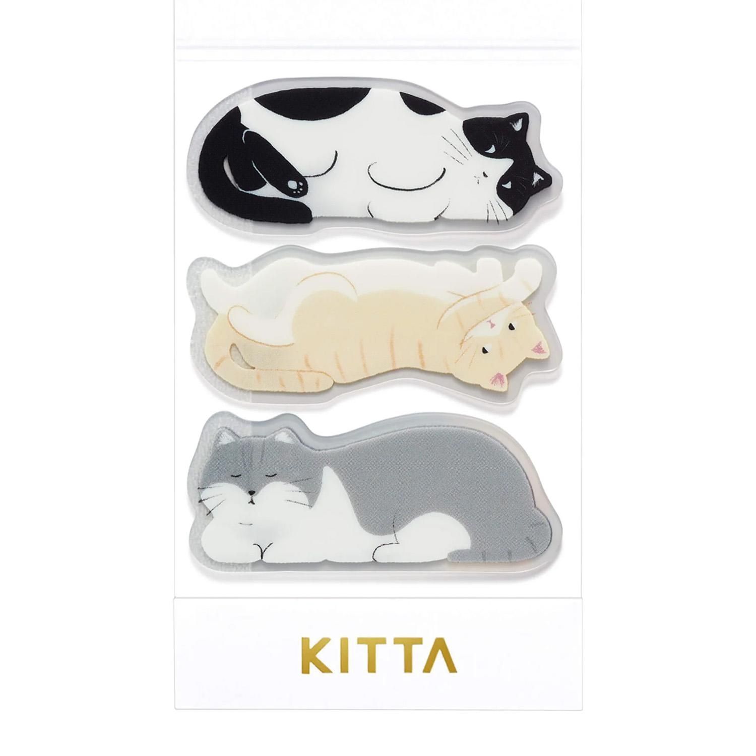 KITTA Clear Sticky Note Cat