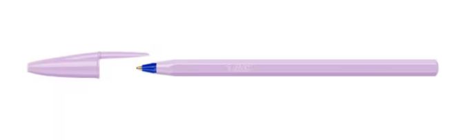 Bolígrafos Cristal Pastel BIC morado