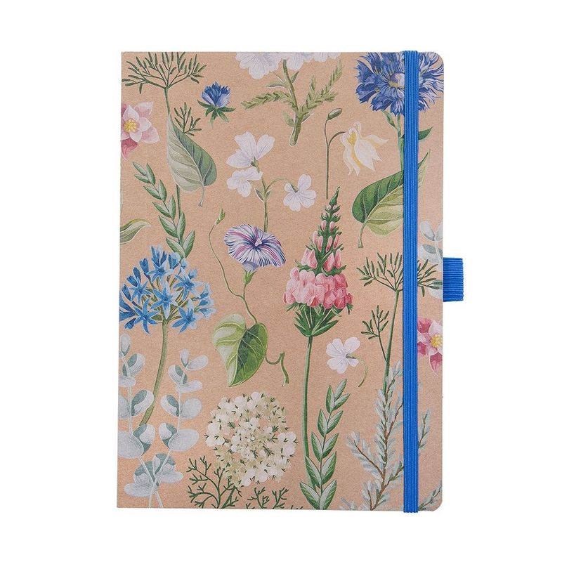 Artebene - Cuaderno A5 flores salvajes Kraft