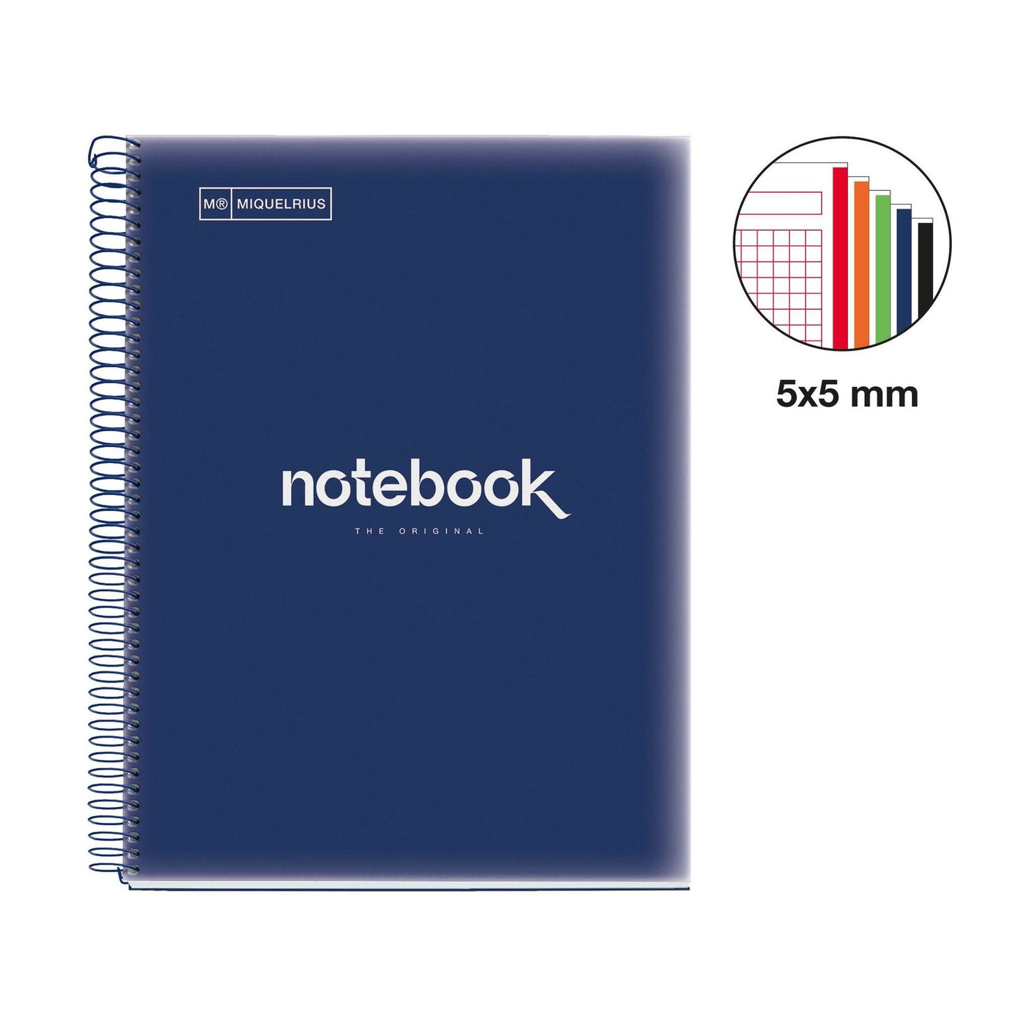 Cuaderno Tapa Blanda A4 Cuadrícula 120 Hojas Emotions Miquelrius Marino Cuaderno Tapa Blanda A4 Cuadrícula 120 Hojas Emotions Miquelrius Marino