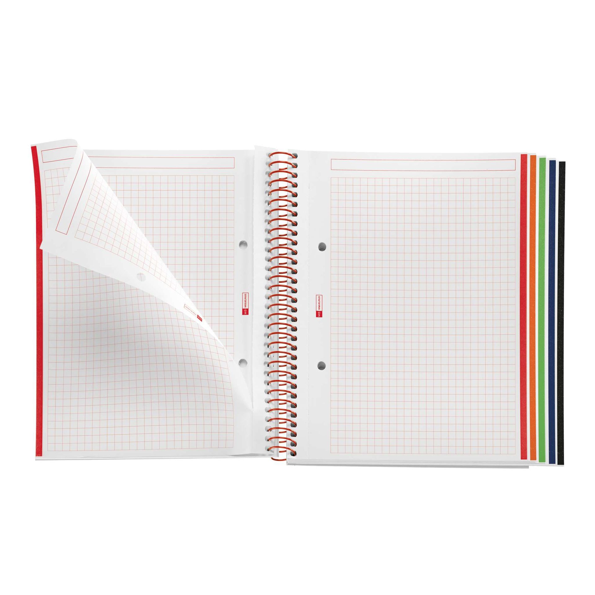 Cuaderno Tapa Blanda A5 Cuadrícula 120 Hojas Emotions Miquelrius Marino