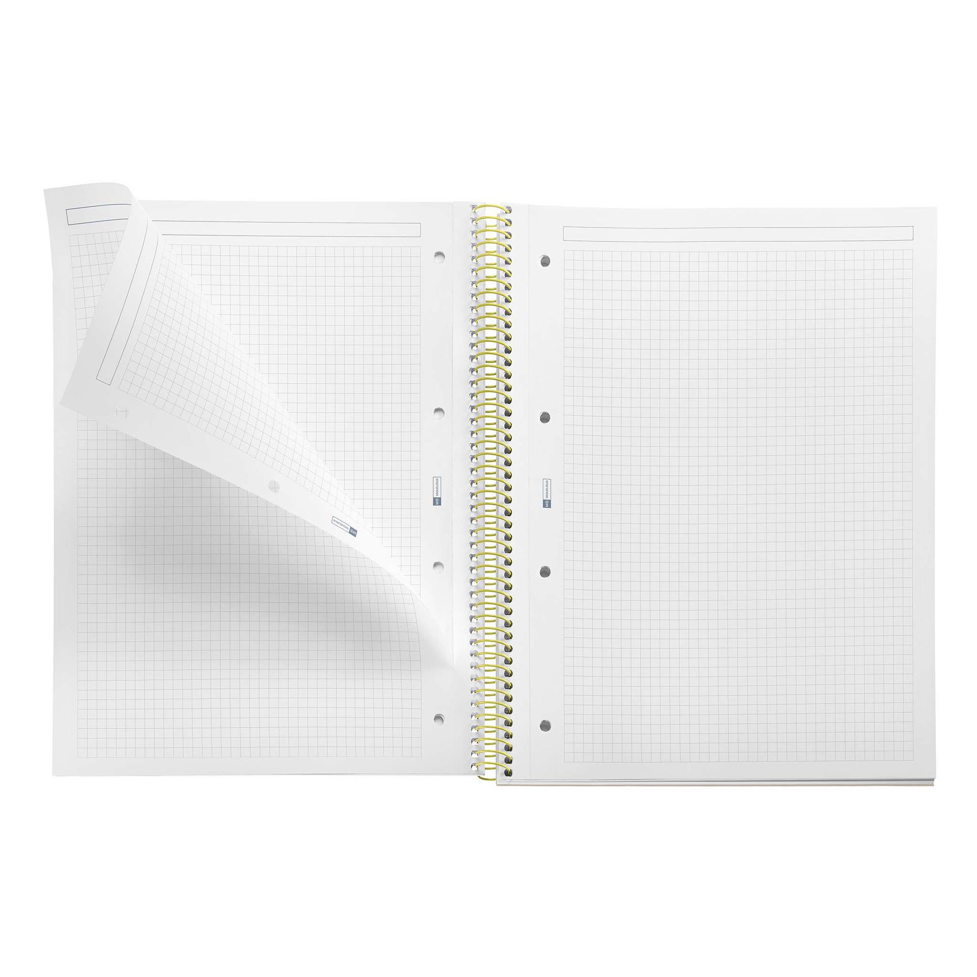 Cuaderno A4 Between the lines limón