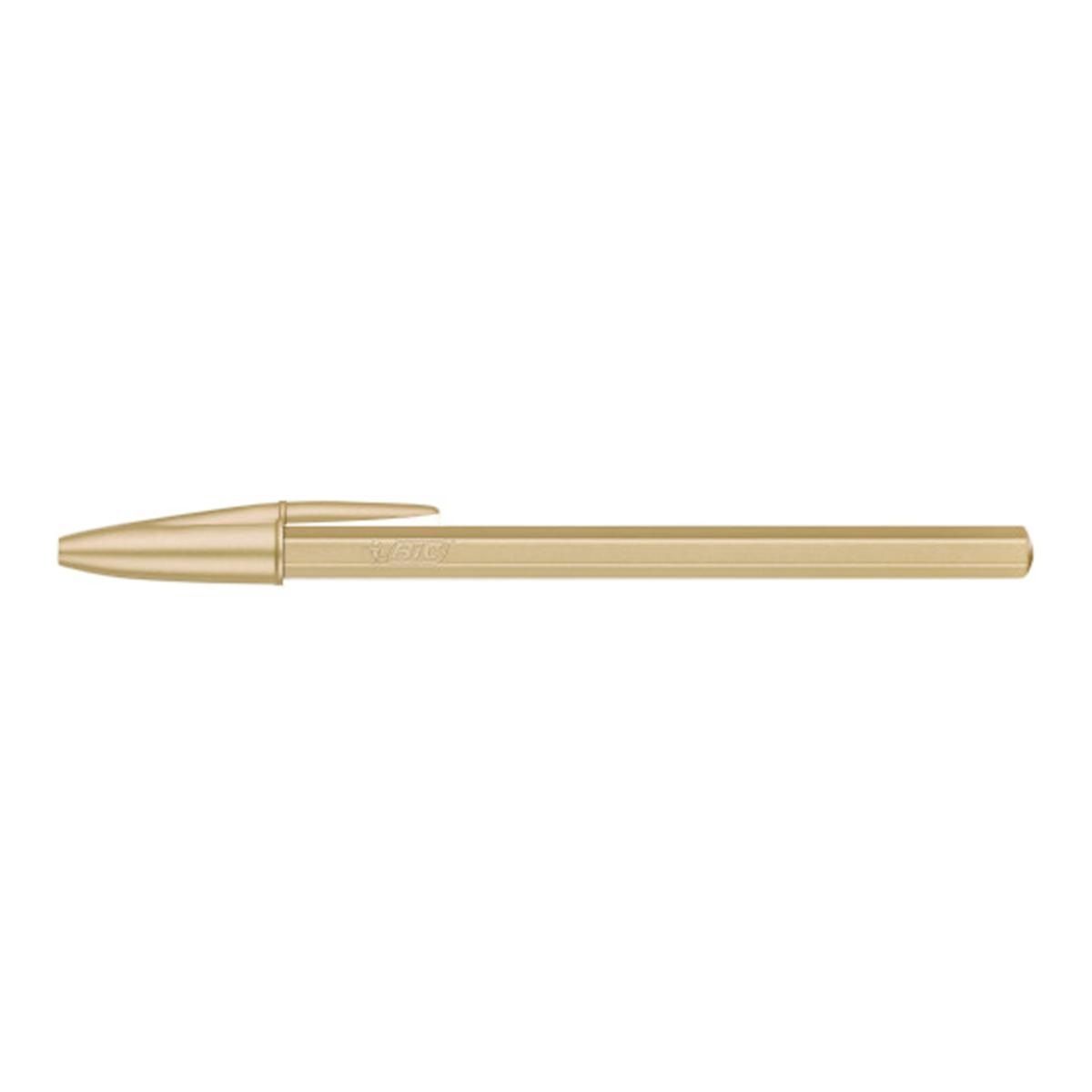 Bolígrafo Bic Cristal Glacé oro