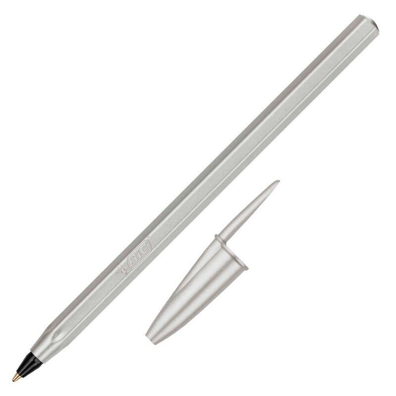 Bolígrafo Bic Cristal Glacé plata Bolígrafo Bic Cristal Glacé plata