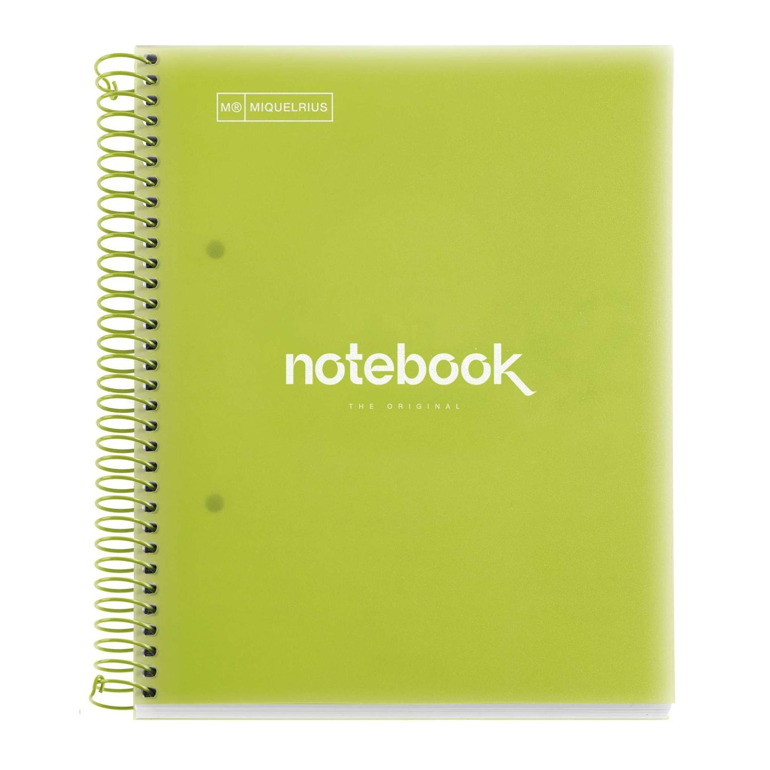Cuaderno Tapa Blanda A5 Cuadrícula 120 Hojas Emotions Miquelrius Verde