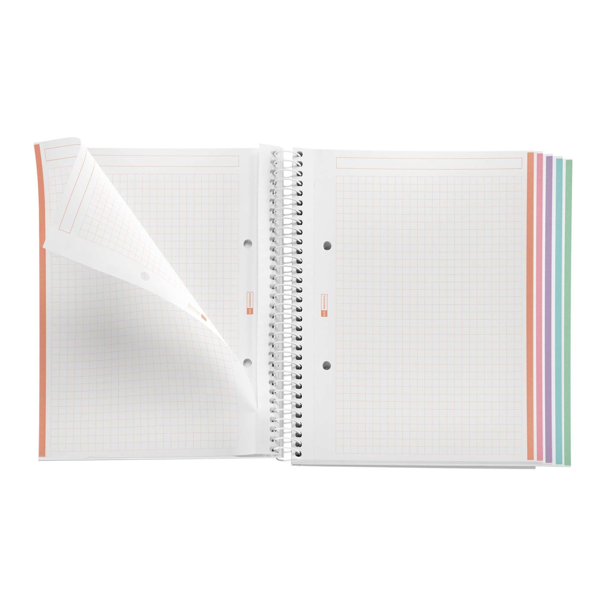 Cuaderno Tapa Blanda A5 Cuadrícula 120 Hojas Emotions Miquelrius Verde