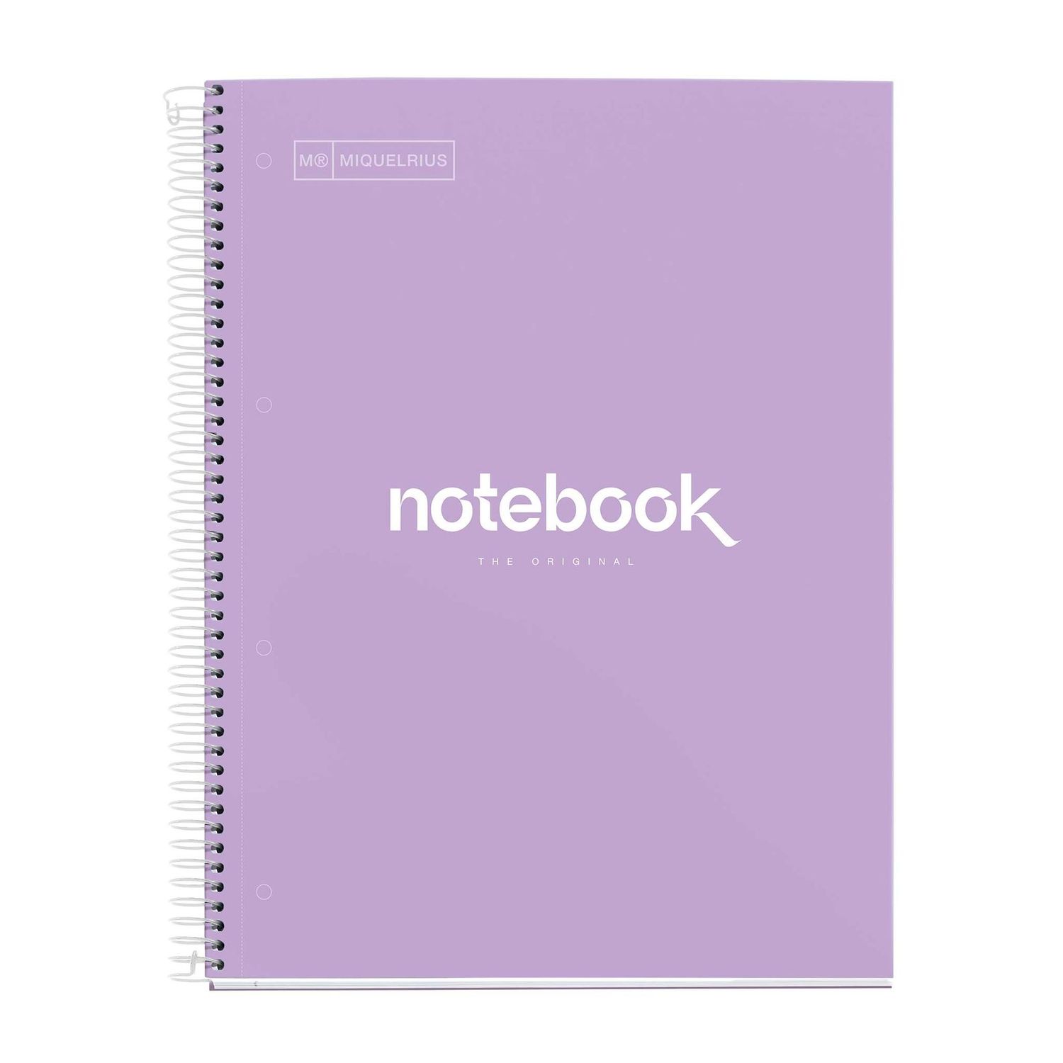 Cuaderno Tapa Blanda A4 Cuadrícula 120 Hojas Emotions Miquelrius Morado