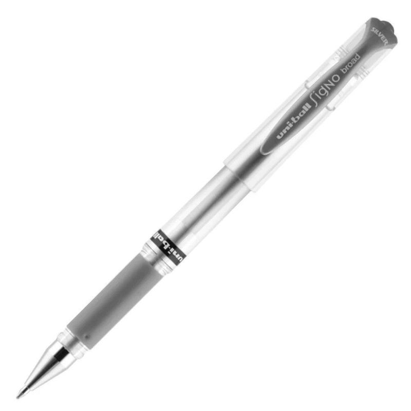 Bolígrafo Uni-Ball Signo Broad plata