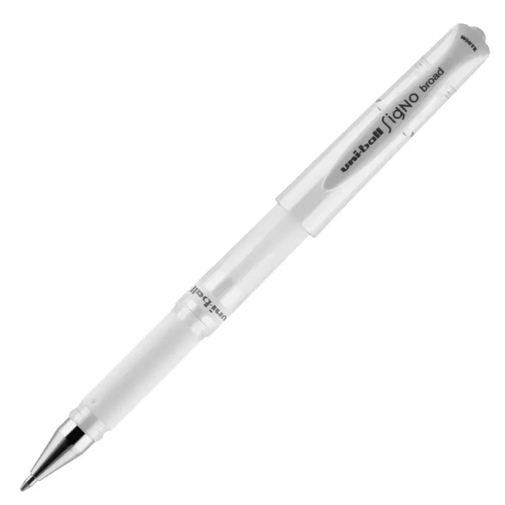 Bolígrafo Uni-Ball Signo Broad blanco Bolígrafo Uni-Ball Signo Broad blanco