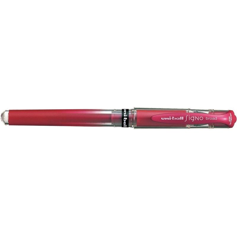 Bolígrafo Uni-Ball Signo Broad metálico rosa