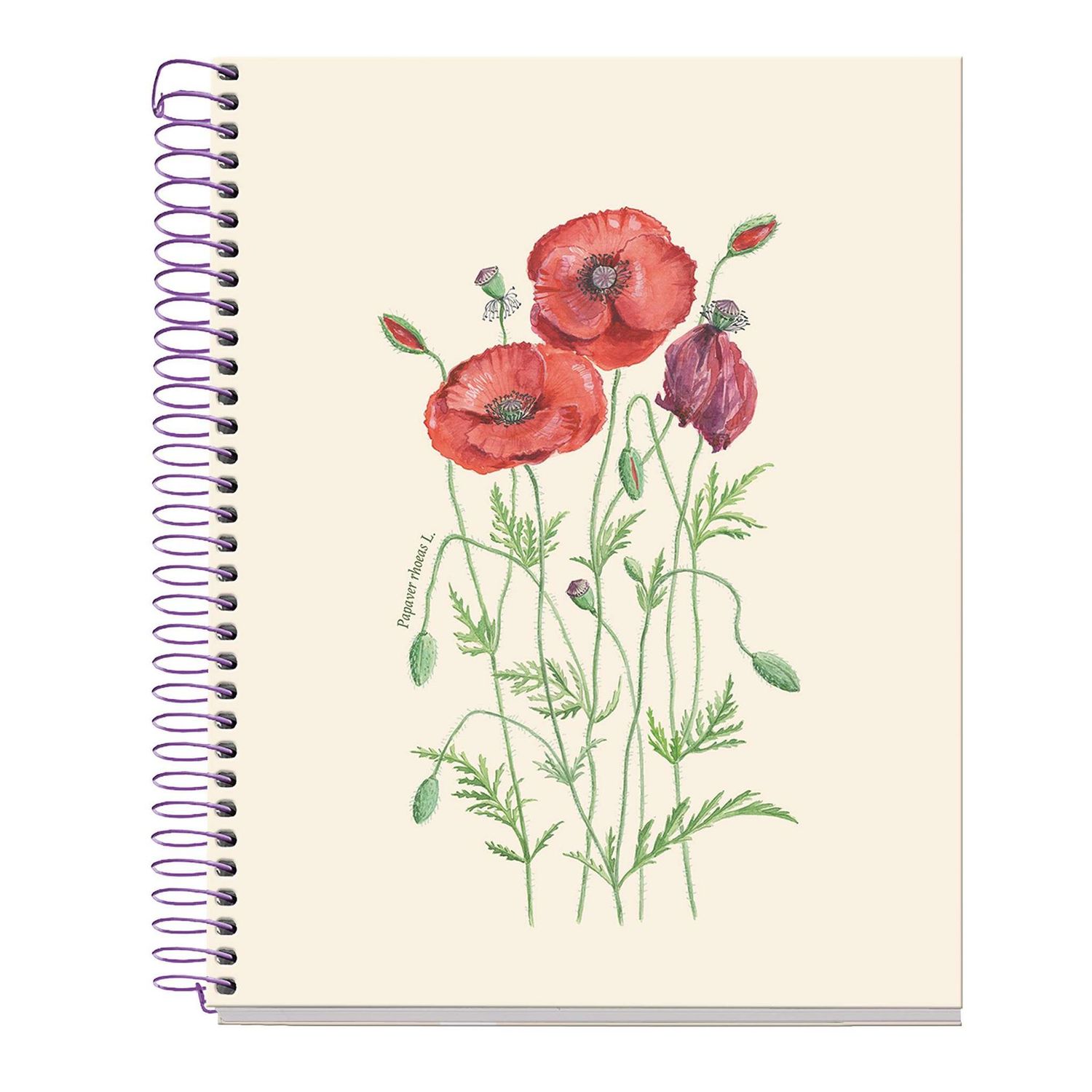 Cuaderno A5 80 Hojas Liso 90 Entredos Papaver Rhoedas