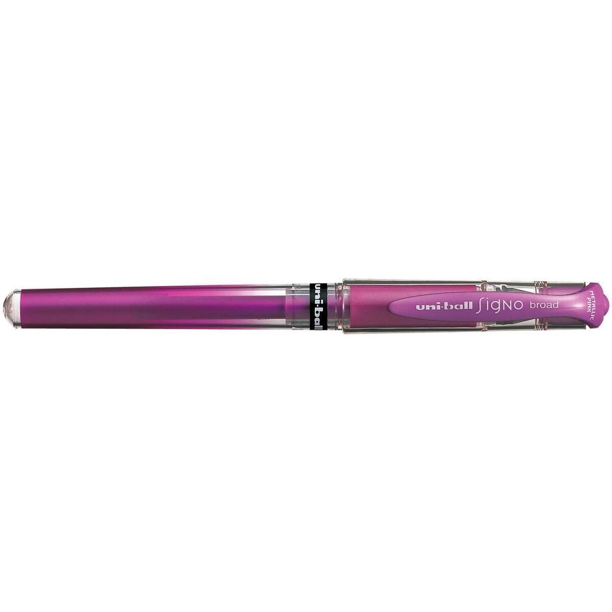 Bolígrafo Uni-Ball Signo Broad metálico morado Bolígrafo Uni-Ball Signo Broad metálico morado
