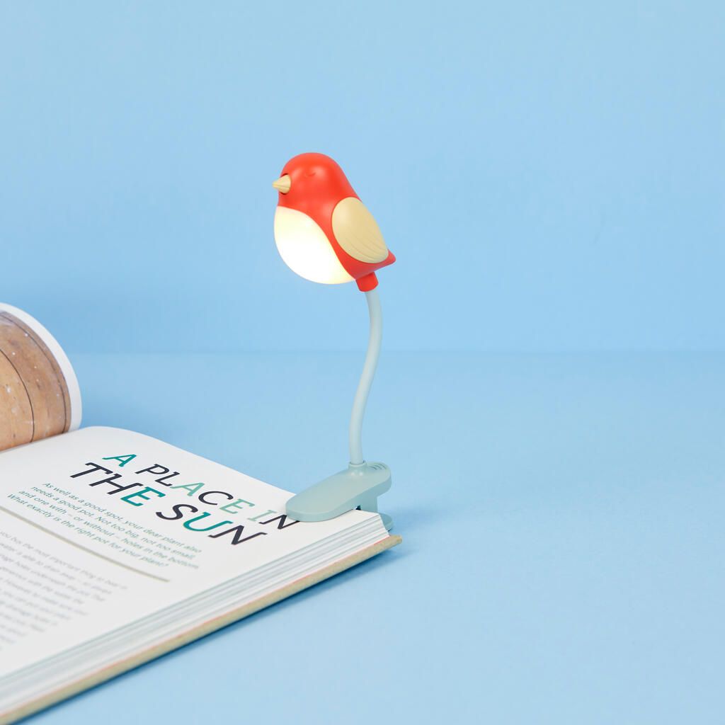 Luz lectura Birdie rojo