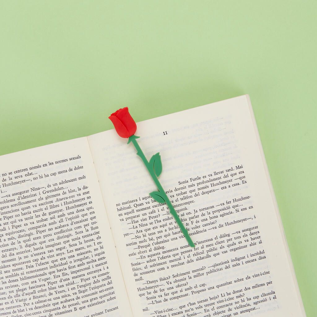 Marcapáginas rosa