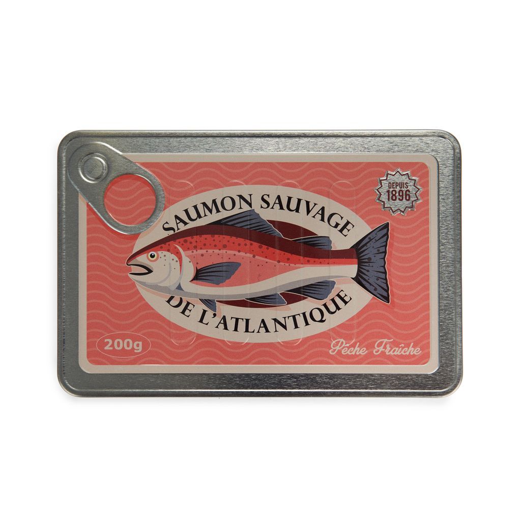 Libreta Conserverie salmón rojo