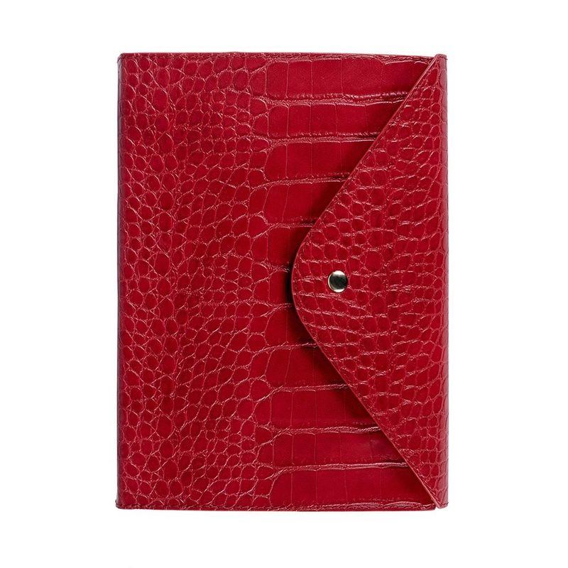 Artebene - Cuaderno A5 cocodrilo rojo tipo sobre Artebene - Cuaderno A5 cocodrilo rojo tipo sobre