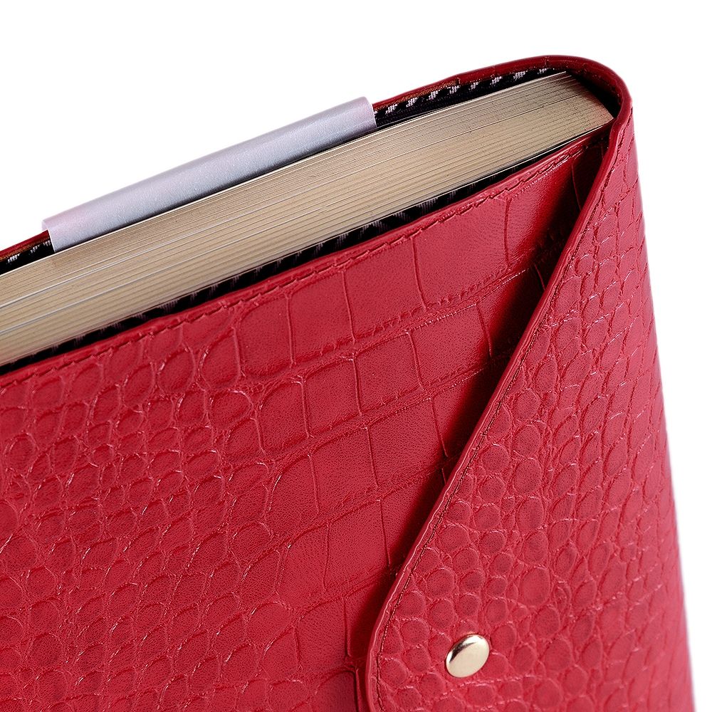 Artebene - Cuaderno A5 cocodrilo rojo tipo sobre