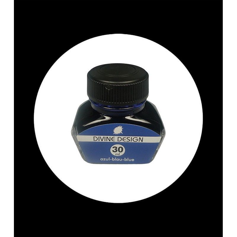 Tintero tinta azul Divine Design