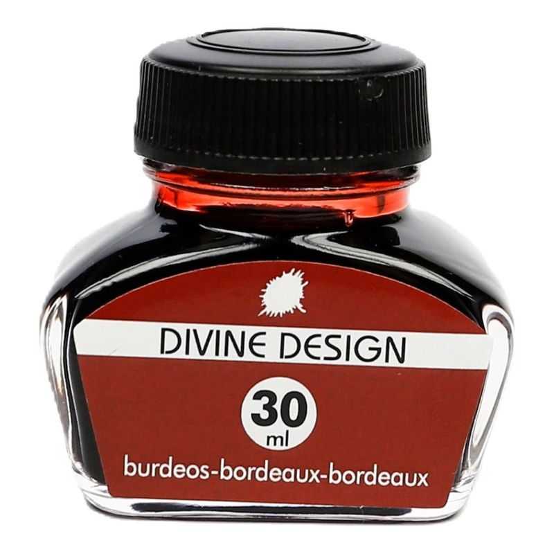 Tintero tinta burdeos Divine Design Tintero tinta burdeos Divine Design