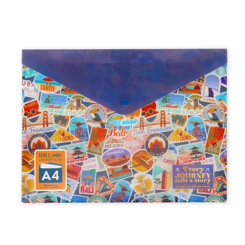 Carpeta para Documentos - Fold & Order - Travel Stickers