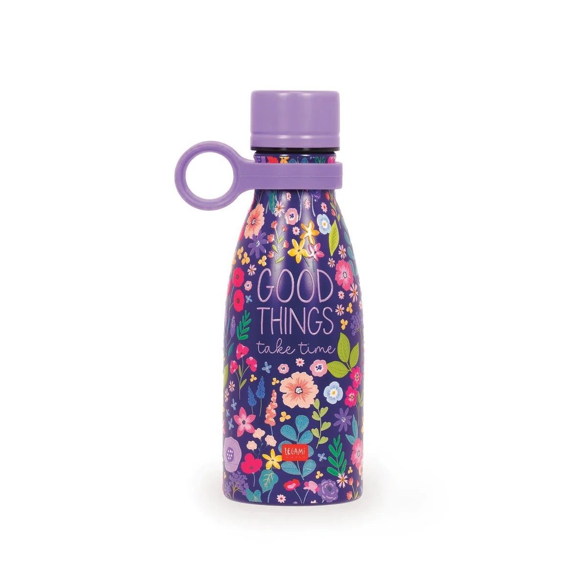 Legami - Botella Térmica 300 Ml - Flowers Legami - Botella Térmica 300 Ml - Flowers