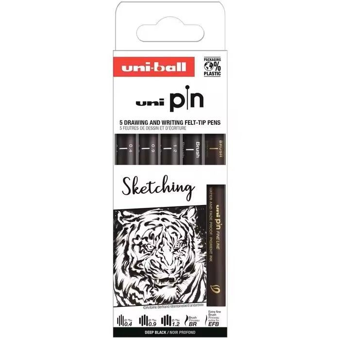 Uniball set rotuladores calibrados Uni pin sketching Uniball set rotuladores calibrados Uni pin sketching