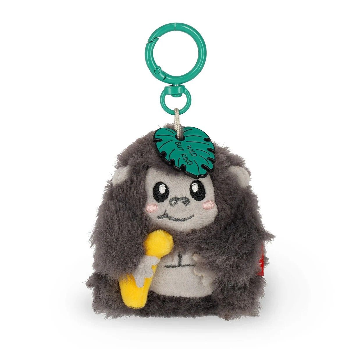 Legami - Llavero de Peluche Gorilla - Tiny Super Soft! Legami - Llavero de Peluche Gorilla - Tiny Super Soft!