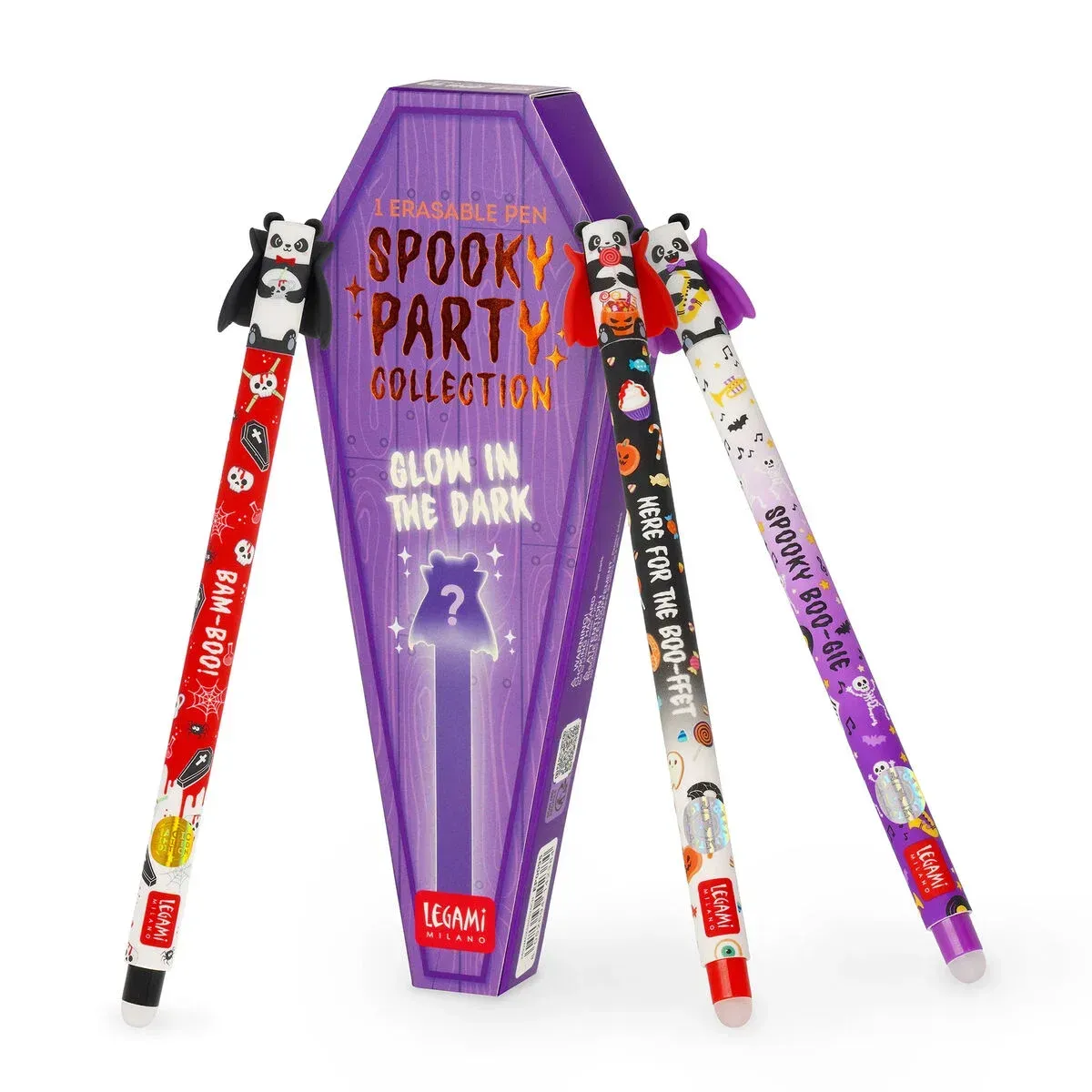 Legami - Bolígrafo de Gel Borrable de Halloween "Spooky Party" - Blind Box