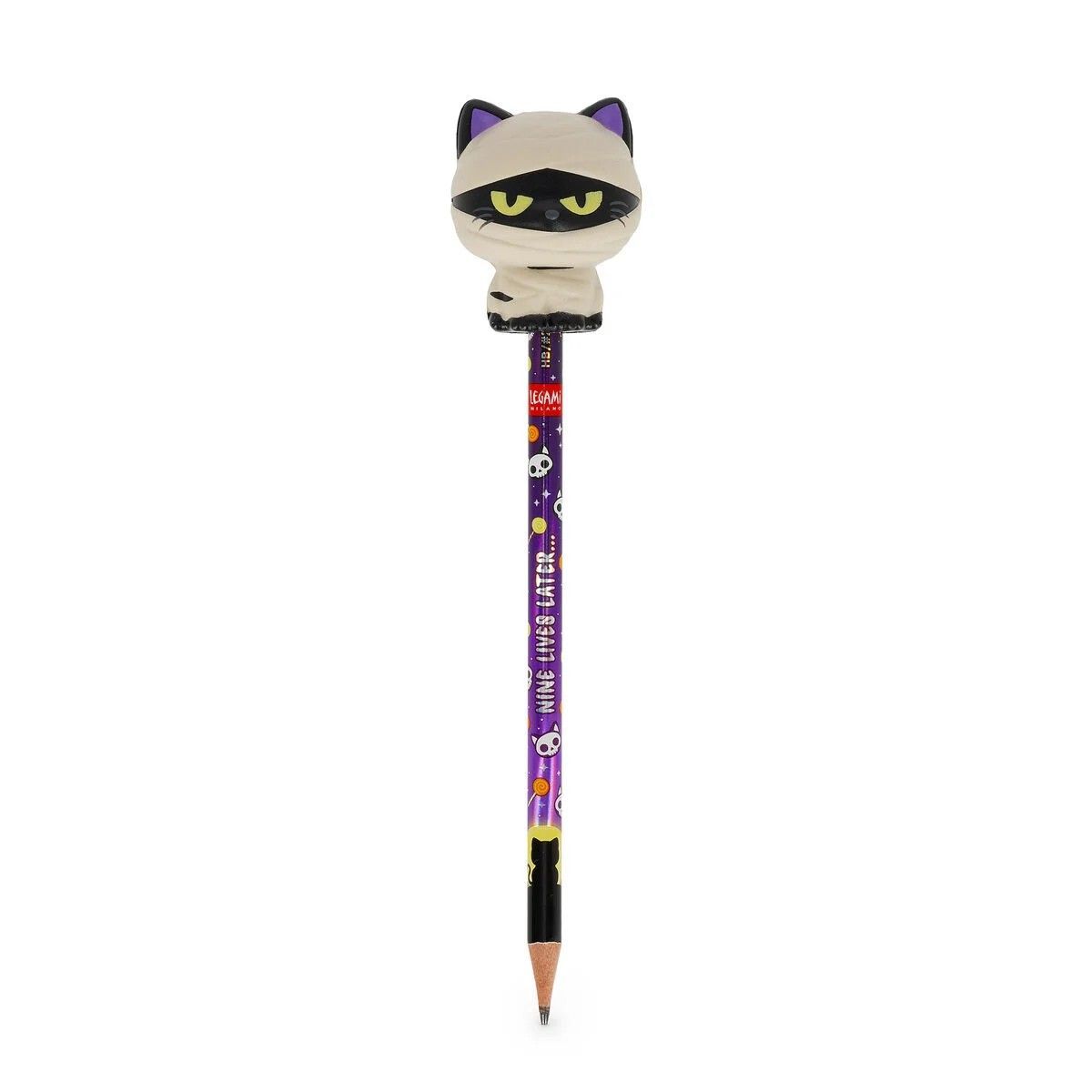 Lápiz squeezie Halloween Mummy Cat «Nine Lives Later»