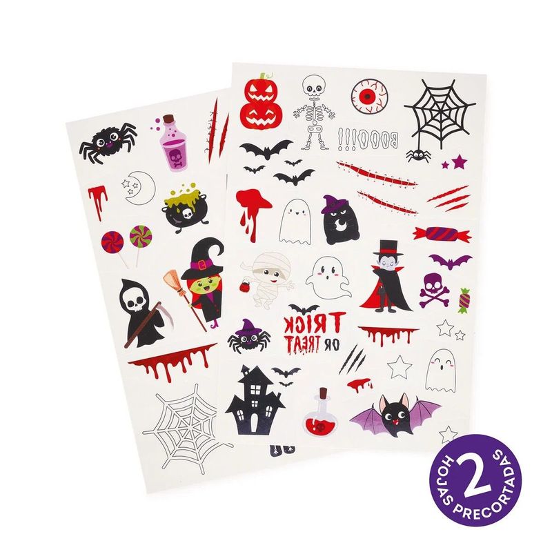 Tatuajes Temporales - Halloween - Tattoos