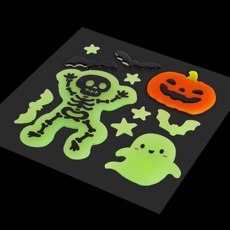 Set de Adhesivos de Gel para Ventanas - Skeleton