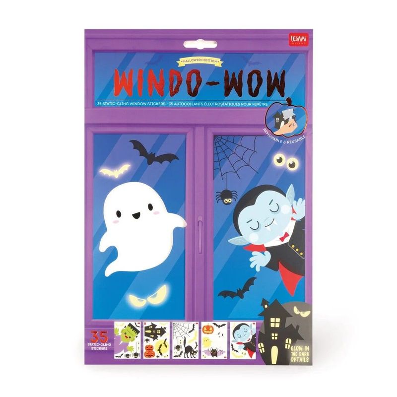 Set de 35 Adhesivos Electrostáticos Para Ventanas - Windo-Wow