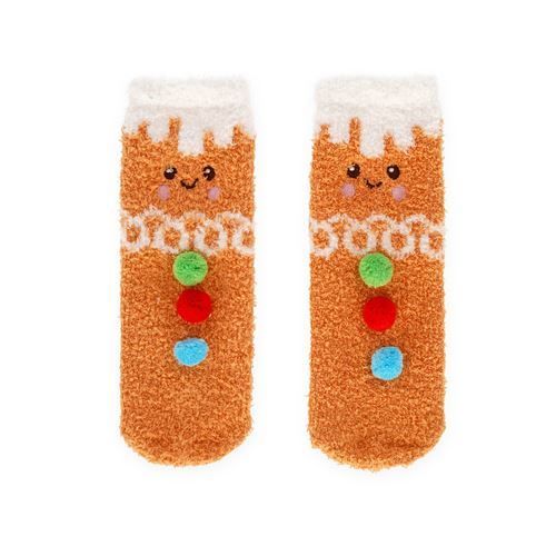 Legami - Calcetines antideslizantes infantiles galleta de jengibre